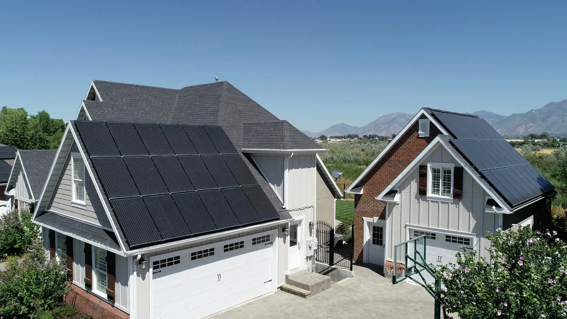 Solar on house and garage